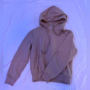 Divided H&M cream/tan hoodie, size XS